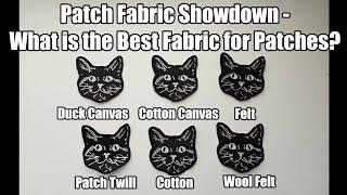 Patch Fabric Showdown - Testing Different Fabrics for Machine Embroidered Patches