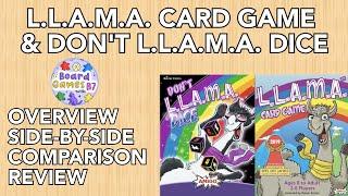 L.L.A.M.A. CARD GAME & DON'T L.L.A.M.A. Dice Board Game