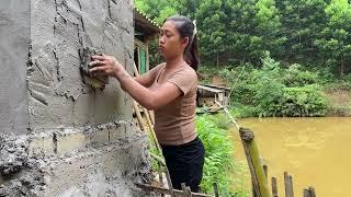 Full video: 120 days of building a house, Water tank and Bamboo bathroom | BUILD LOG CABIN