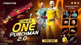 Ob45 One Punch Man M1887 Return || New Event Free Fire Bangladesh Server || Free Fire New Event