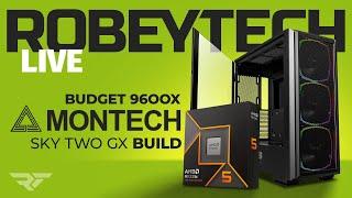 $1600 Step-By-Step Budget Montech Sky Two PC Build Guide (9600x / 4070 Super)