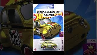 2024 OFICIAL LIST: ALL SUPER TREASURE HUNT 2024 - ALL CASES HOT WHEELS @Mattel @HotWheels