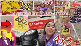 Recorrido Soriana al 4x2 precios #Re-locos Llantas-Galletas-aceite 2x1  No es patrocinado 