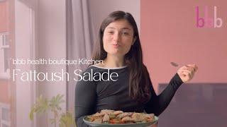 bbb health boutique kitchen - fattoush salade