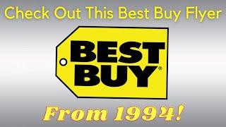 A BEST BUY FLYER FROM 1994!  A TRIP BACK IN TIME : RETRO TECH