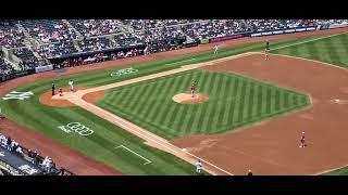 New York Yankees up-close - Yankees at bat, bottom 1st inning, July 4, 2024