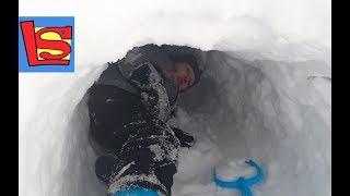 Застряли в снежной пещере Сделали Огромную ледяную горку