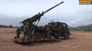 CAESAR 155mm 6x6 wheeled self propelled howitzer Nexter Systems France French defense industry