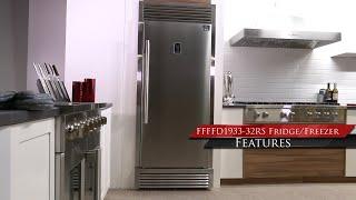 FORNO: FFFFD1933-32RS - 32" Refrigerator/Freezer Built-In