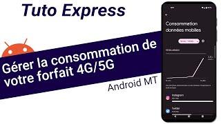 Tuto Express : gérer la consommation de votre forfait 4G/5G