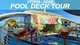 Pool Deck Tour (Utopia of the Seas)