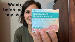 Review of Medlot silicone scar tape #ad