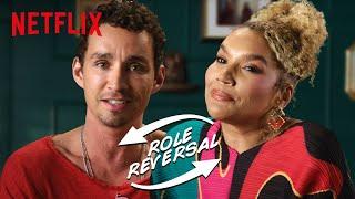 Robert Sheehan & Emmy Raver-Lampman Swap Roles as Klaus & Allison | The Umbrella Academy | Netflix