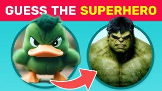 Guess the Superhero by Animal ‍️ Marvel / DC Hero Quiz