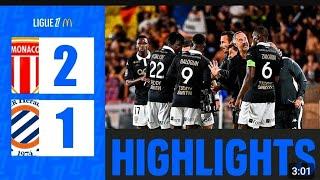 Monaco vs Montpellier 2-1 Résumer Highlights 2024-2025