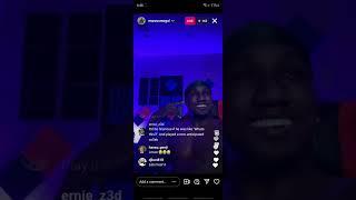 hopsin talks about and plays insane unreleased music (hopsin instagram live)