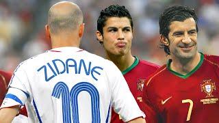 Cristiano Ronaldo and Luis Figo will never forget this humiliating performance by Zinedine Zidane