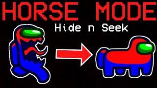 *New* Among Us HORSE MODE Gameplay (Hide n Seek) The Airship