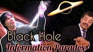 Black hole information paradox Explained by brian cox and neil degrasse tyson