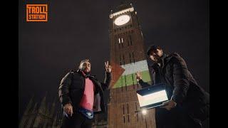 We Projected The Palestinian Flag onto Big Ben!