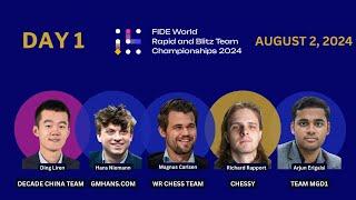 FIDE World Rapid & Blitz Team Chess Championships 2024 | DAY 1