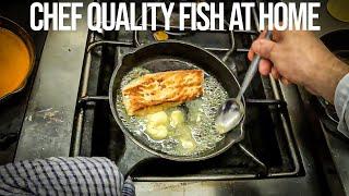 POV: Cooking Restaurant Quality Fish & Sauce (How To Make it at Home)