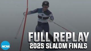 2025 NCAA skiing championship: Slalom full replay