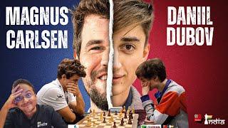 The creative genius of Dubov vs GOAT Magnus Carlsen | World Rapid Teams 2024