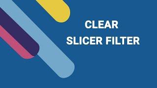 Clear slicer filter shortcut key in MS Excel