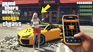 GTA 5 - All New Secret Phone Cheats! (Money Cheat, Girlfriend Cheat & more)