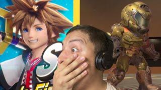 SORA IN SMASH! DOOMGUY MII COSTUME! FULL REVEAL REACTION! (SKYWARDWING)