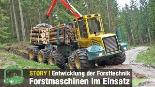 Forsttechnik weltweit: Moderne Forstmaschinen im Einsatz | Waldarbeit mit Harvestern und Forwardern