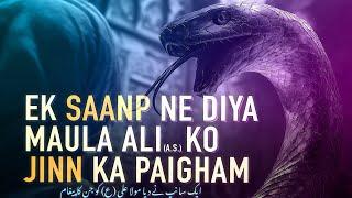 Ek Saanp Ne Diya Maula Ali (a.s.) Ko Jinn Ka Paigham | ایک سانپ نے دیا مولا علی (ع) کو جن کا پیغام