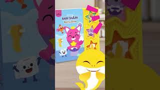 Pinkfong and Baby Shark popped out of a Sound Book!🫢 #pottytime #shorts