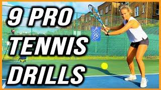 High Intensity Tennis Drills for Advanced Players | High Performance Tennis Drills | Supreme Tennis