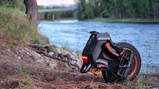 1000km Inmotion V14 Adventure EUC Review - offroad electric unicycle on fast trails, road and jumps