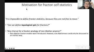 Hao Song (ITP-CAS): Fracton Self-Statistics  @ Harvard CMSA 4/28/2023