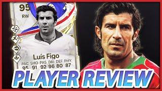 FINGER WEG!  Luis Figo 95 Icon SBC Player Review EA FC 24