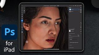 How to touch up a photo in Photoshop for iPad I PS tutorial