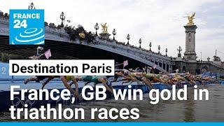 France, GB win gold in triathlon races • FRANCE 24 English