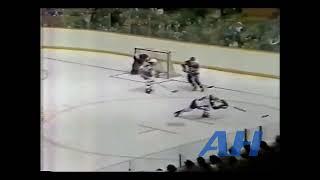 NHL Mar. 10, 1979 Dan Maloney,TOR v Rick Hampton,LA (hit) Toronto Maple Leafs Los Angeles Kings