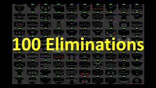 100 Eliminations Marble Race in Algodoo