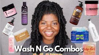 Favorite Wash N Go Combos for Type 4 Hair!