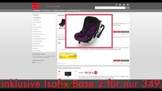 Schnäppchen des Tages 12.10.17 - Kiddy Babyschale Evoluna i-Size Royal Purple + Isofix Base 2