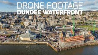 Dundee Waterfront and RRS Discovery Drone Footage by Airborne Lens