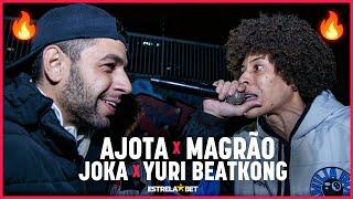 (MELHOR DA NOITE!!!) MAGRÃO e YURI BEATKONG x AJOTA e JOKABL | SEMI | MC + BEATBOXER | #BDN141