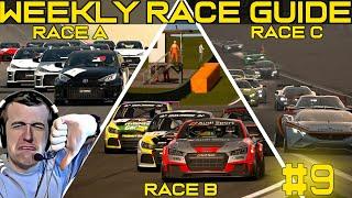  Out with a BANG... Last GT Sport Weekly Race Guide || Weekly Race Guide - Week 9 2022