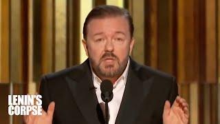 Ricky Gervais on "most ripped junkie" in Hollywood