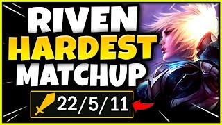 RIVEN'S HARDEST MATCHUP RETURNS! AGAIN... (HOW TO BEAT) - S12 Riven TOP Gameplay Guide