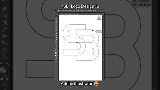 "SB" Letter Logo Design in adobe illustrator#logos #logo #logodesign #illustrator #graphicdesign